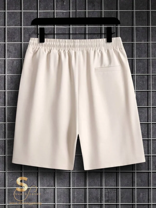 drawstring waist casual shorts