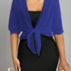 17052925913b51a8c8303350c3d8cad4e5fddcf5bb Chiffon Tie-Front Solid Color Shirt