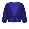 1705292595743a672edd0cdbf2a091adea92f33f86 Chiffon Tie-Front Solid Color Shirt