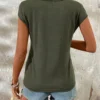 SHEIN LUNE V-Neck T-Shirt