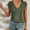 SHEIN LUNE V-Neck T-Shirt