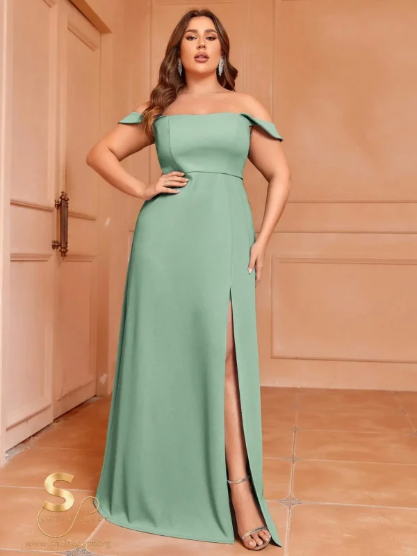 Bridesmaid Dress Off Shoulder Design