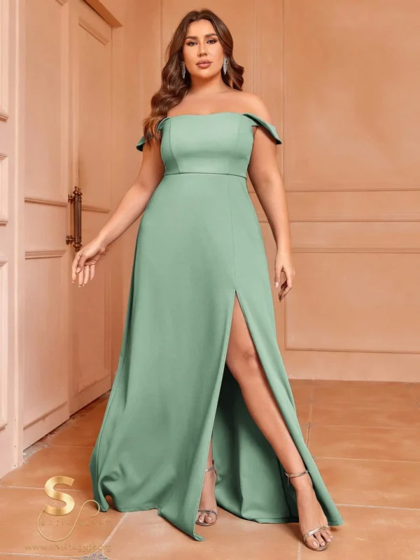 Bridesmaid Dress Off Shoulder Design