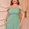 Bridesmaid Dress Off Shoulder Design