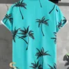 Men's cyan blue shirt