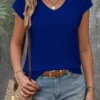 Color V-Neck T-Shirt