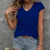 Color V-Neck T-Shirt