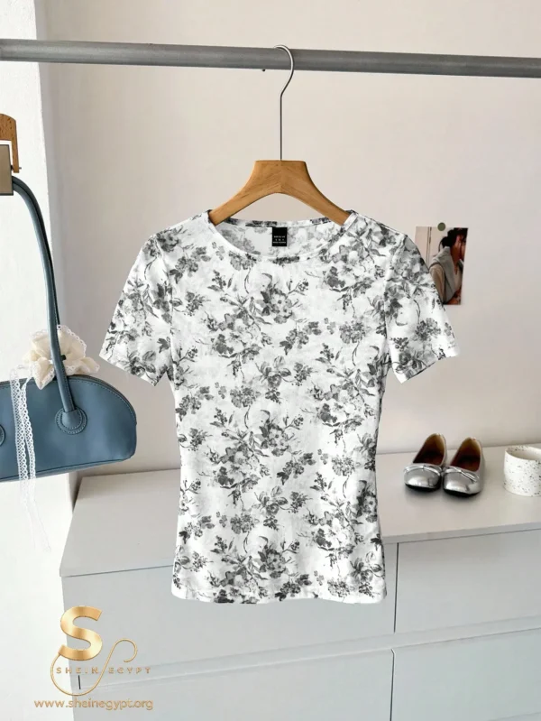 SHEIN LUNE Casual Black Floral
