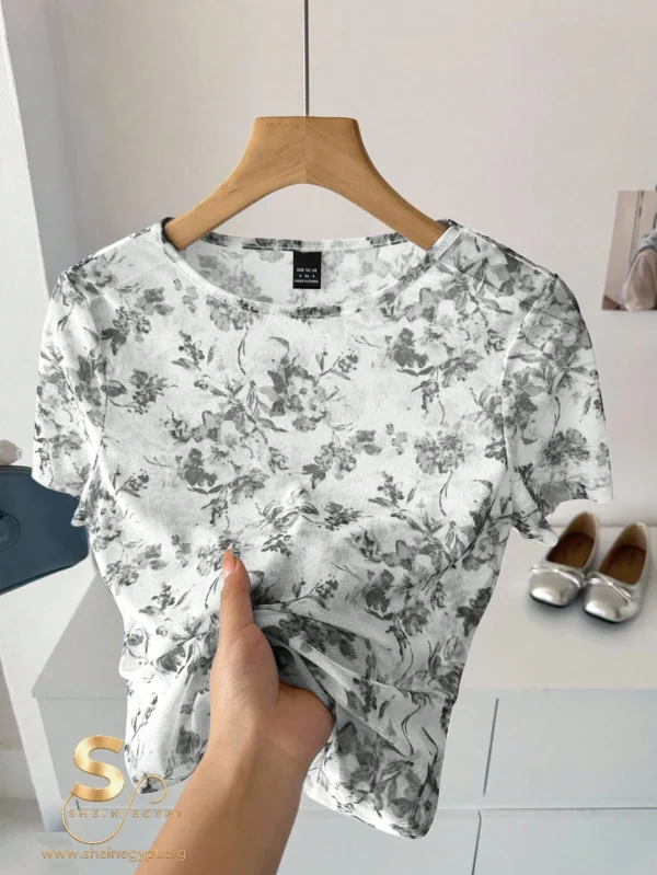 SHEIN LUNE Casual Black Floral