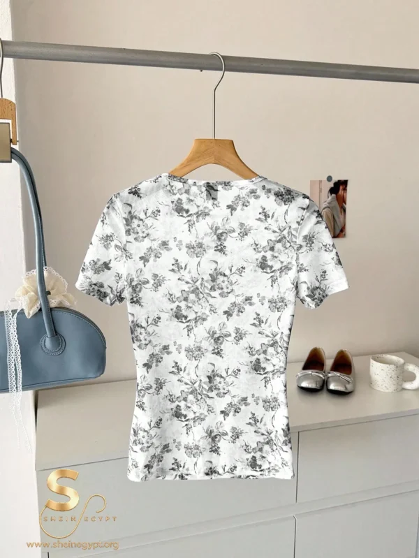 SHEIN LUNE Casual Black Floral