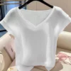 Women's Summer Solid Color T-Shirt