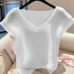 17572958132b94edd098ab57a65e1a6b8ce92b33d5 Women's Summer Solid Color T-Shirt