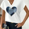 1761014105f37c6b98e838fd0f693b695f029a702f SHEIN Clasi Women's Heart Print