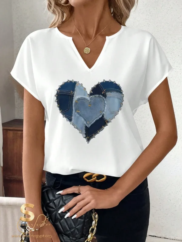 176101410898f6d1d2578b84f90de80ce92f1d4da4 SHEIN Clasi Women's Heart Print