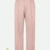 17640347675f5abe541080e17d6d3108496a38cf6f Zippered Pocket Suit Fabric Straight Leg Pants
