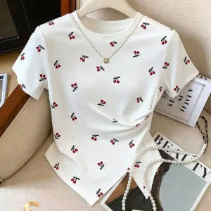 Everyssa Cherry Print T-shirt