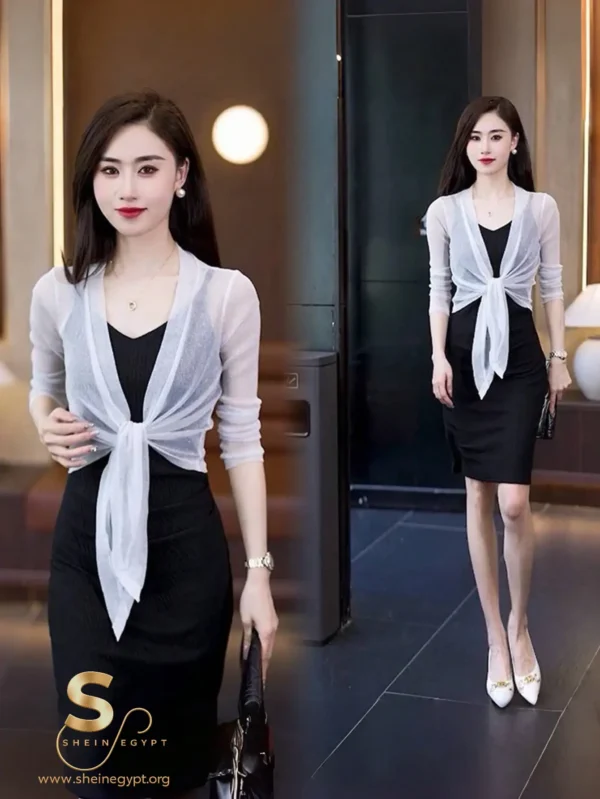 17680994200c5cba99d127076a964565361a135c8b Chiffon Shawl Cardigan For Women