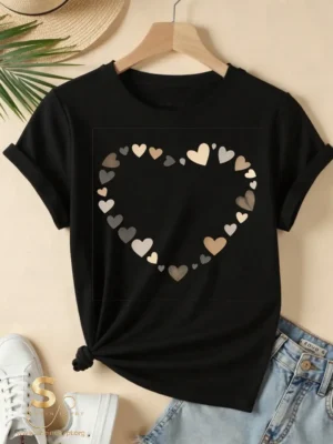 1768468891c48d0c44bbd4a440a622521b864a682e T-Shirt Sweaty Rocks Women's Heart Graphic