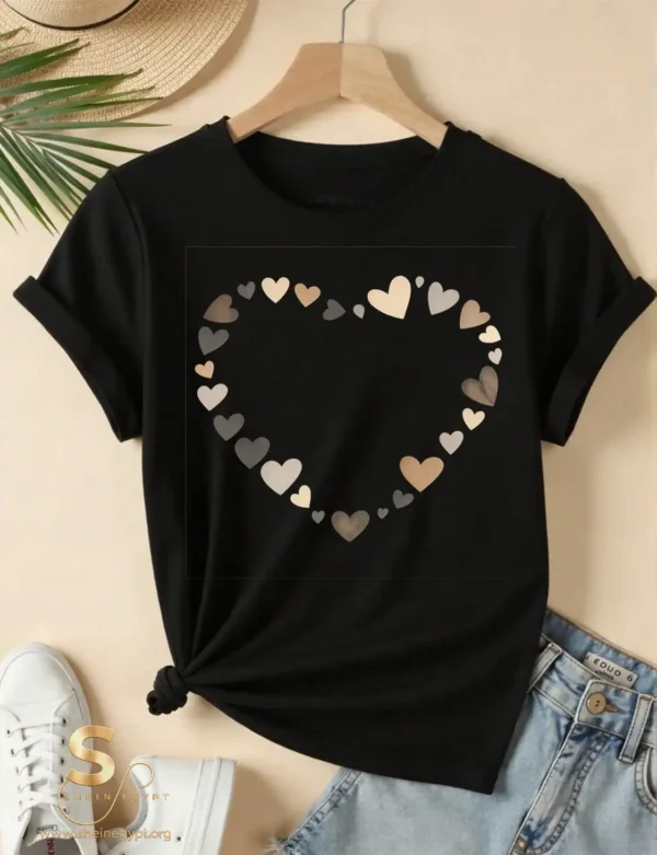 T-Shirt Sweaty Rocks Women's Heart Graphic