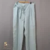 Shein Women Plain Waist Tie Comfort-fit Pants