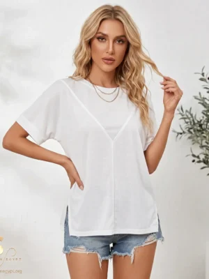 Gemini_Generated_Image_c4xpnnc4xpnnc4xp Cut-line short-sleeve T-shirt