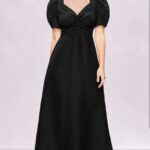 IMG_20260605_030259 Selianne Women's Puff Sleeve Belted A-Line Dress