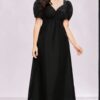 IMG_20260605_030352 Selianne Women's Puff Sleeve Belted A-Line Dress