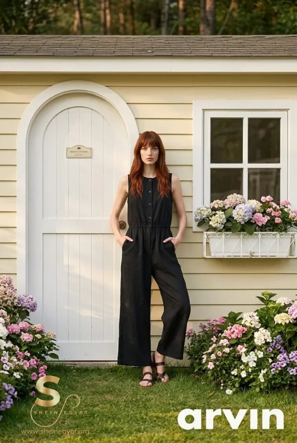 WhatsApp Image 2026-04-26 at 5.30.40 PM black sleeveless button-front jumpsuit