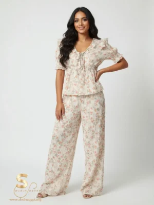 WhatsApp Image 2026-04-28 at 11.03.37 PM Shein Egypt women's floral print textured knit pajama set