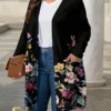 WhatsApp Image 2026-04-28 at 12.47.13 PM (1) Plus Size Women'S Floral Cardigan