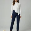Button-down blouse