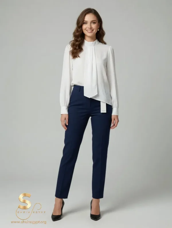 Button-down blouse