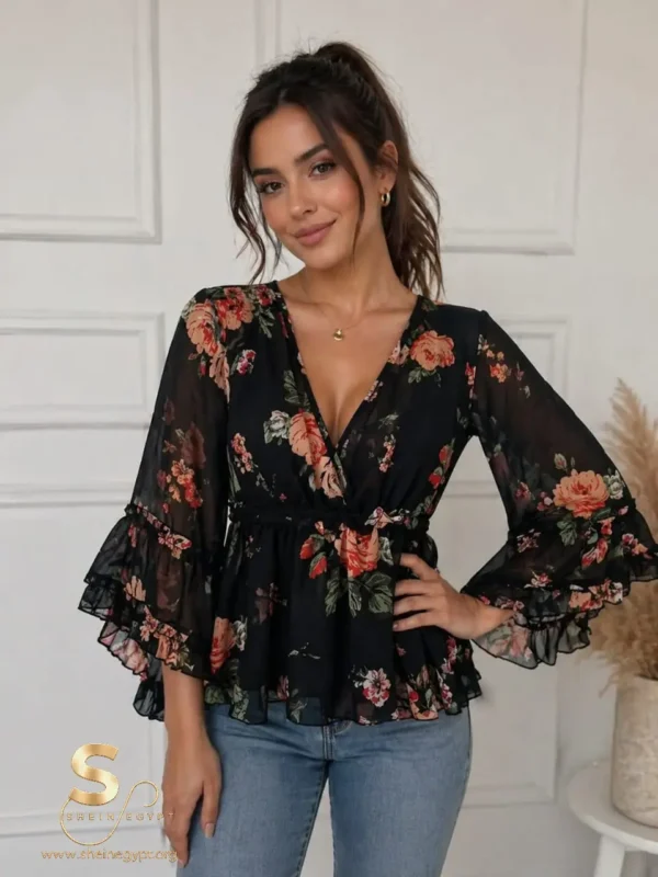WhatsApp Image 2026-04-29 at 7.27.13 PM SHEIN curvy black floral print blouse