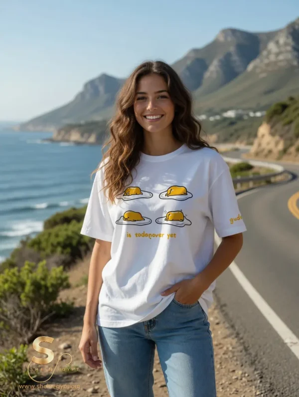 Tshirt Gudetama O Neck 