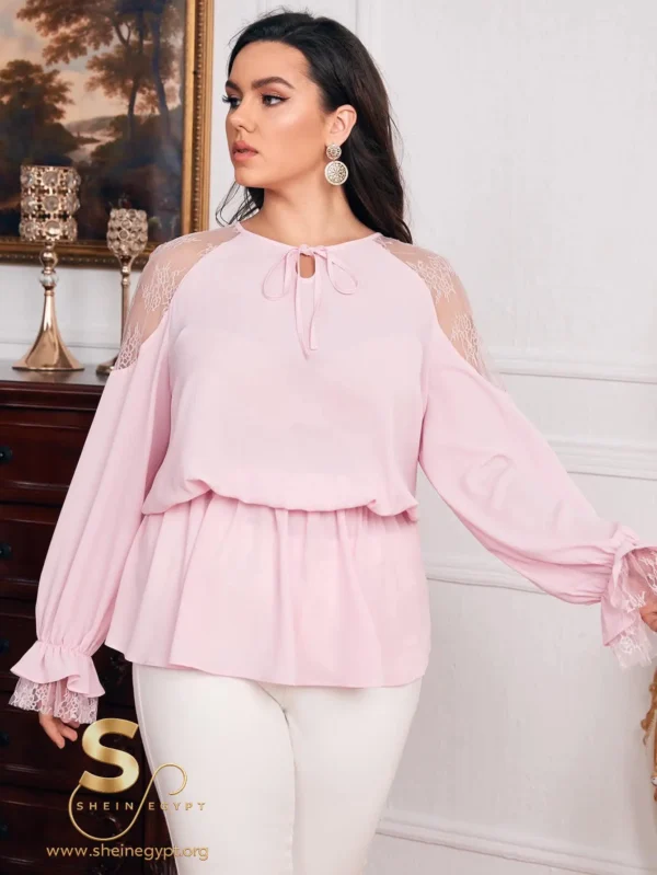 Shein cold shoulder blouse