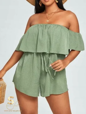 GREEN LOOSE JUMPSUIT