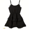 Shein black camisole dress