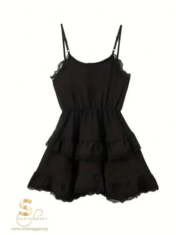 Shein black camisole dress