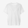 Cut-line short-sleeve T-shirt