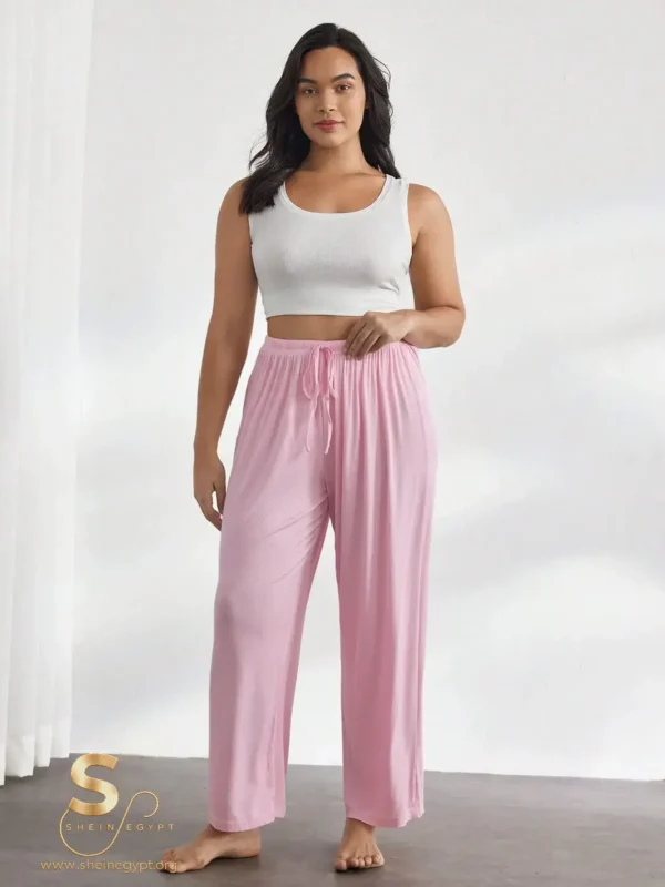 download_76_60ef58ae-99d6-450c-9d91-f34992cac92e SHEIN Leisure wide-leg pajama pants