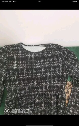 SHEIN Round Neck Long Sleeve Short Dress photo review