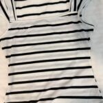Franclia French Minimalist Fitted Striped Knit Tee photo review