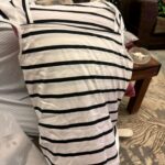Franclia French Minimalist Fitted Striped Knit Tee photo review