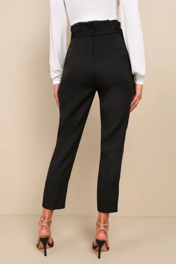 11103321_658972 Black Paper Bag Waist Pants
