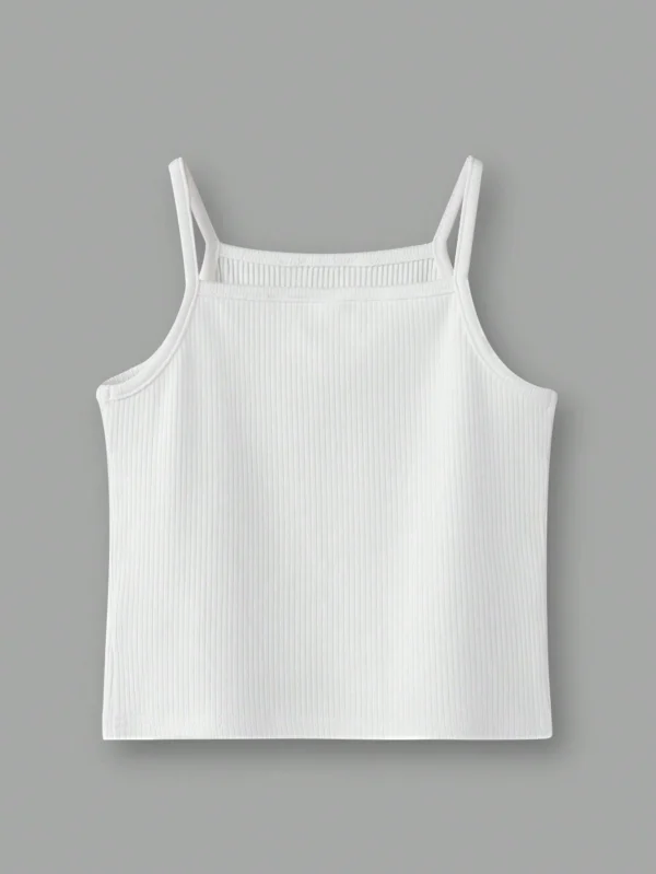 SHEIN Young Girl Simple Fit Top