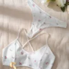 SHEIN Floral Print Bra & Panty Lingerie Set