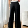 SHEIN EZwear High Waist Wide Leg Suit Pants