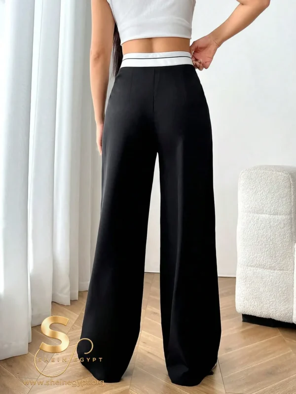 SHEIN EZwear High Waist Wide Leg Suit Pants