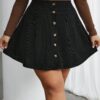SHEIN Privé Plus Size Women's Skirt