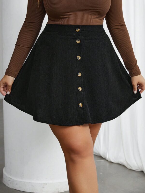 SHEIN Privé Plus Size Women's Skirt